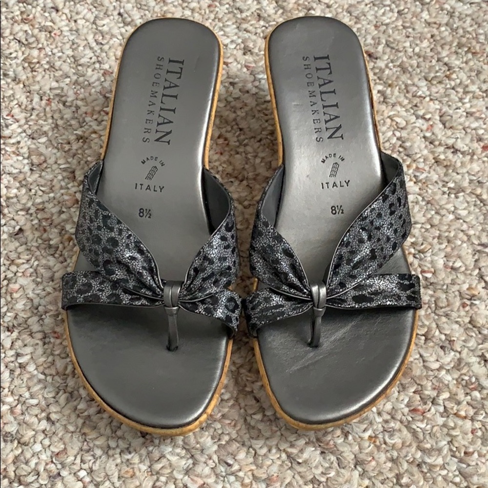 Italian Shoemakers wedge sandals